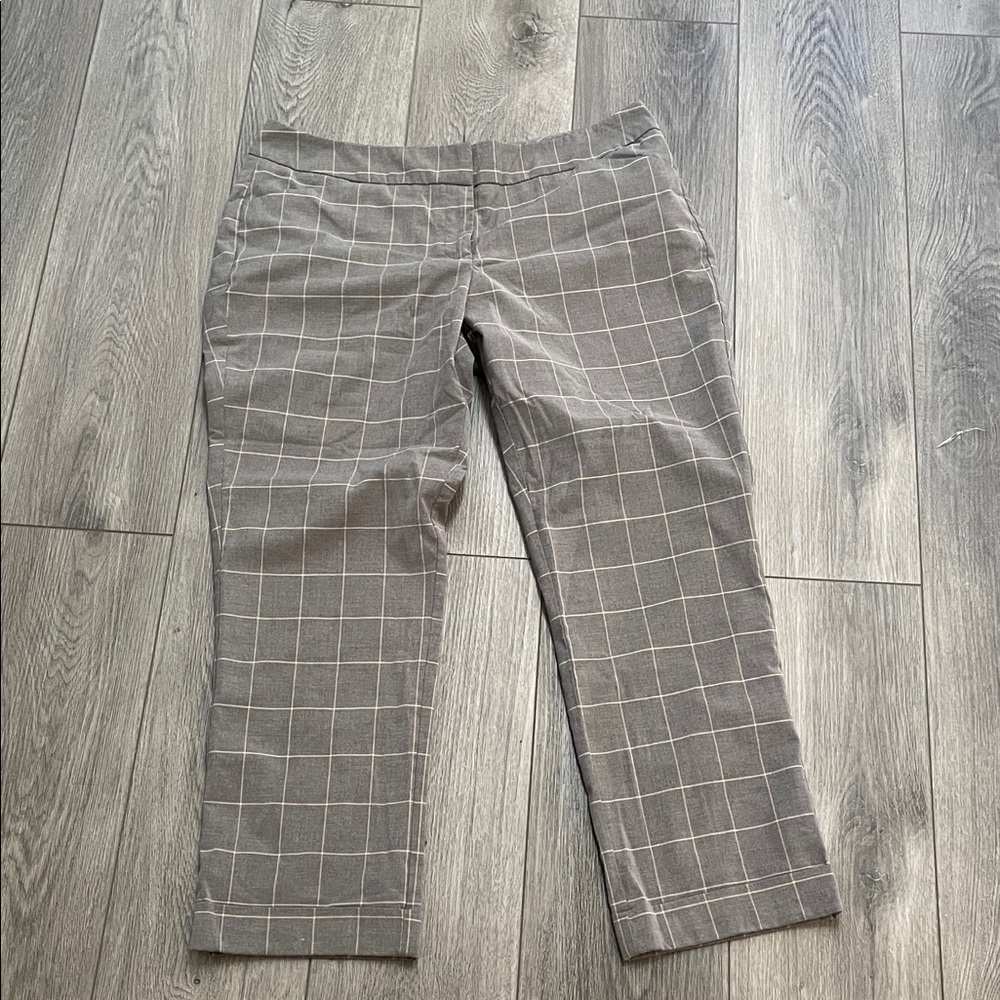 New York & Company Gray Plaid women’s slacks